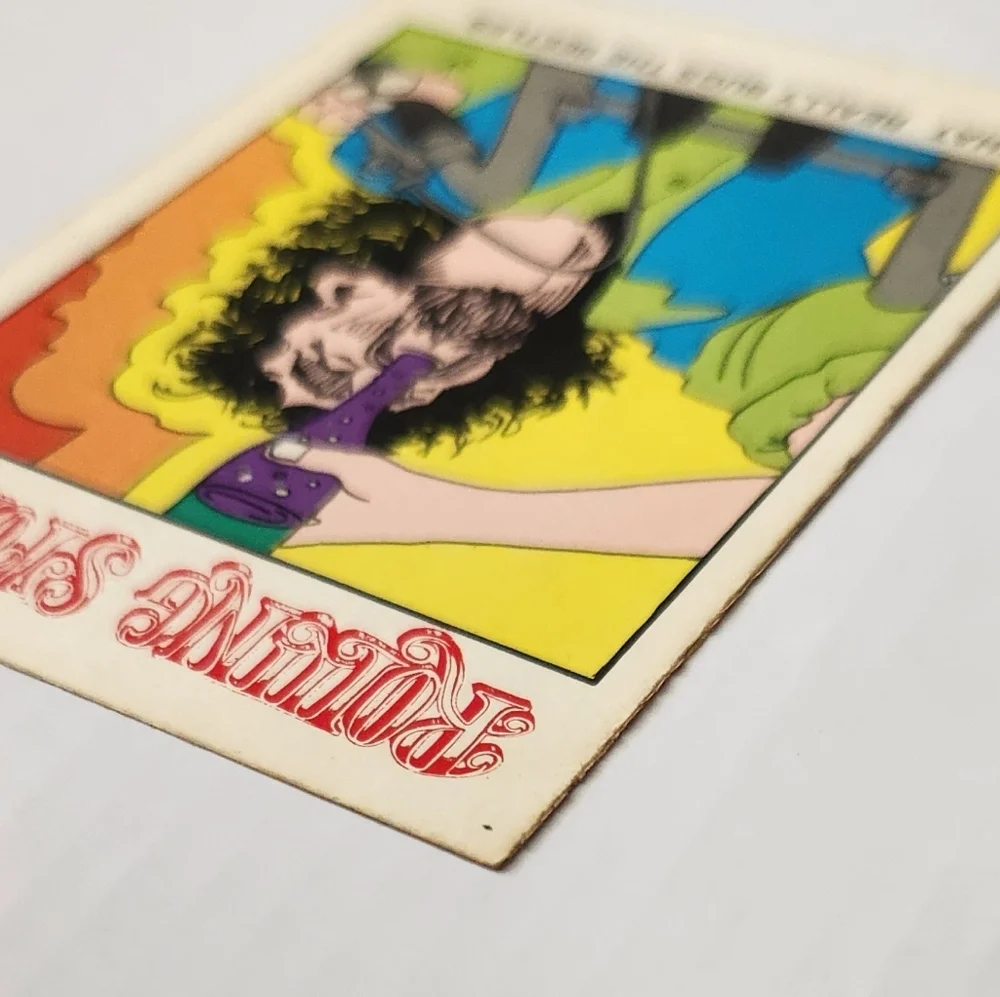 🎸 Vintage 1969 Topps WACKY PACKAGES “Rolling Stoned” Sticker Card 🥁